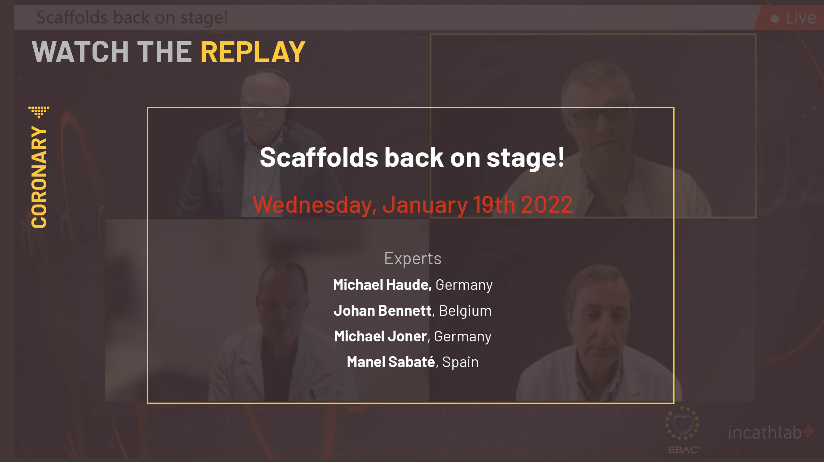 Scaffolds back on stage!
