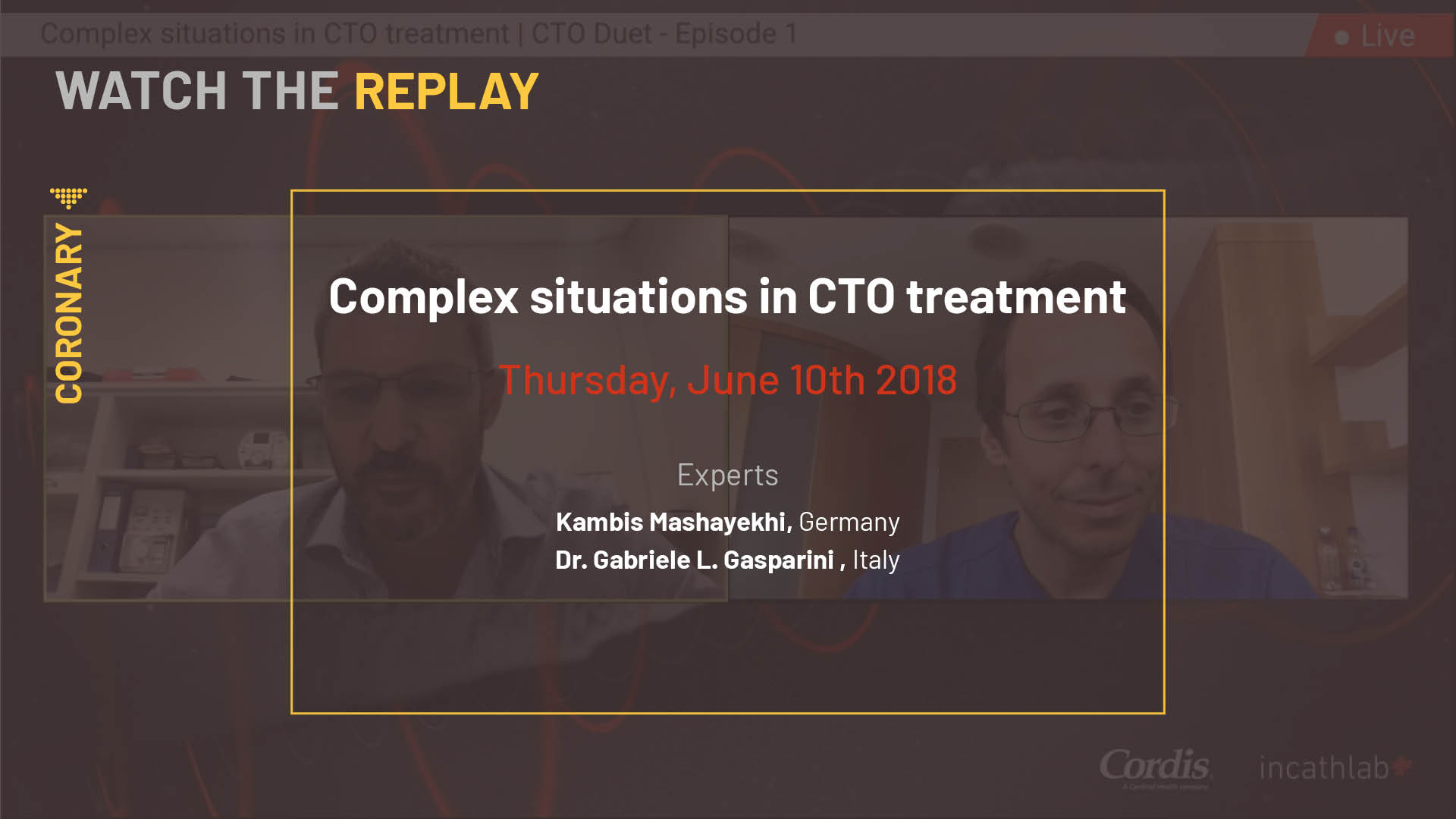 Complex situations in CTO treatment