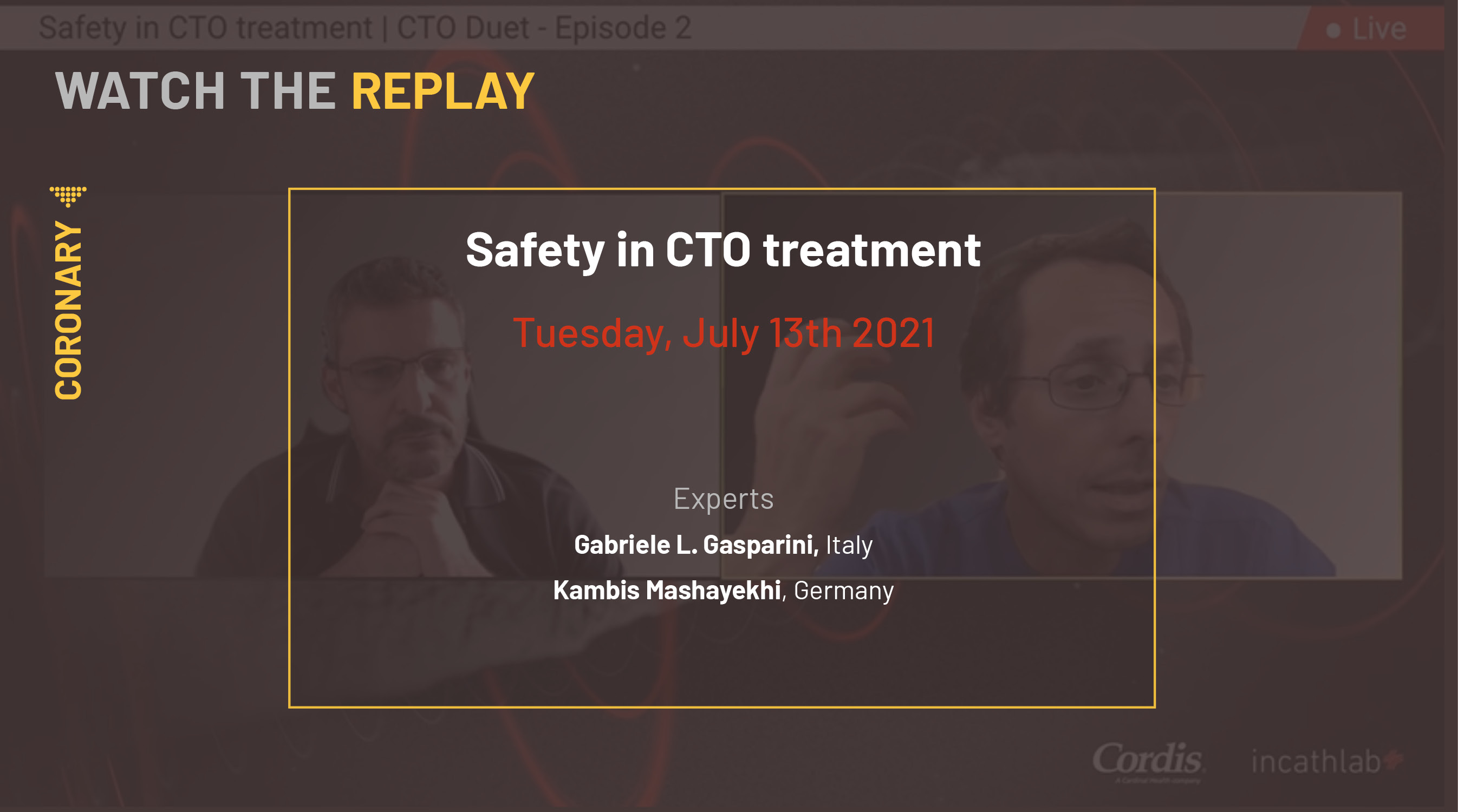 Safety in CTO treatment