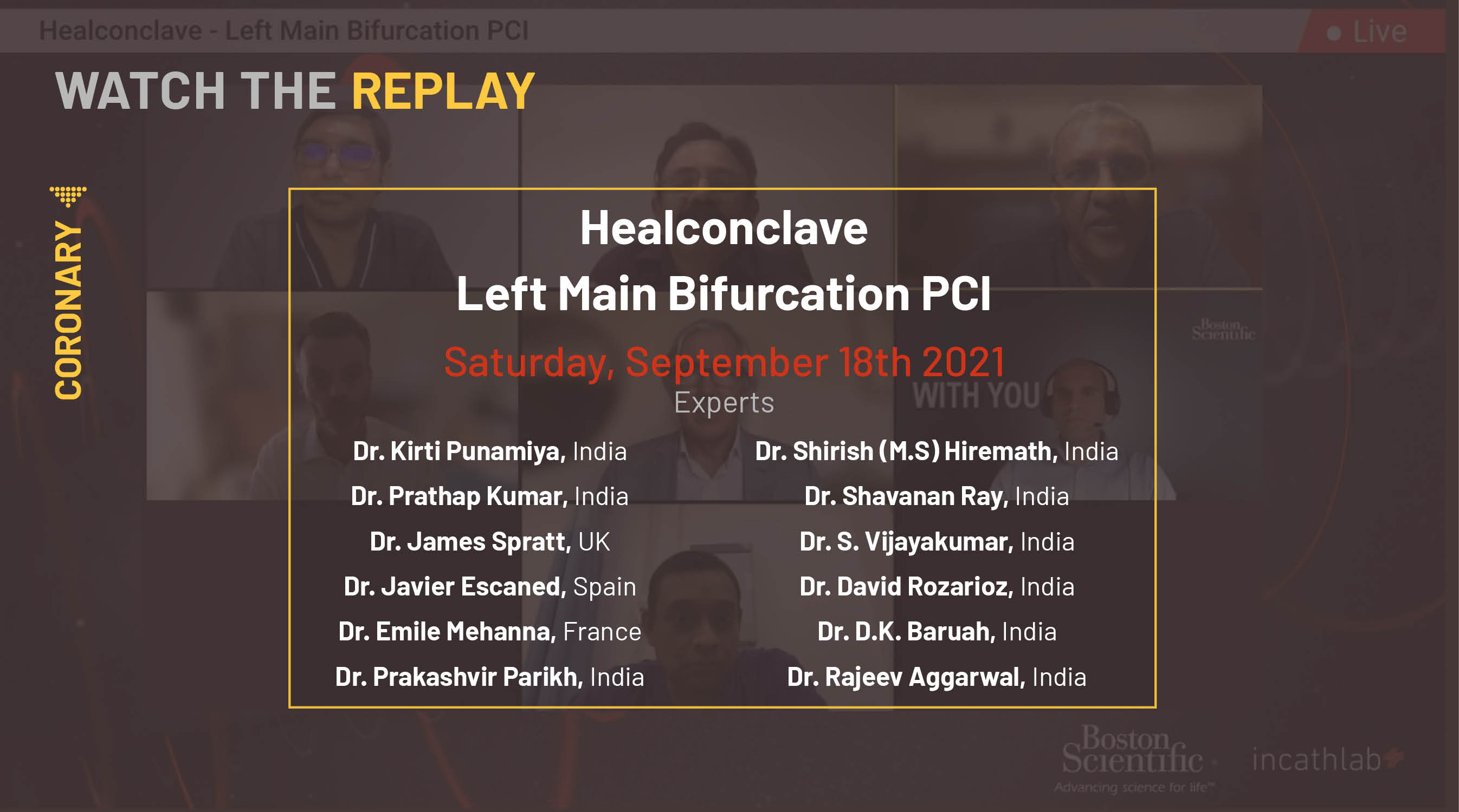 Heal Conclave - Left Main Bifurcation PCI